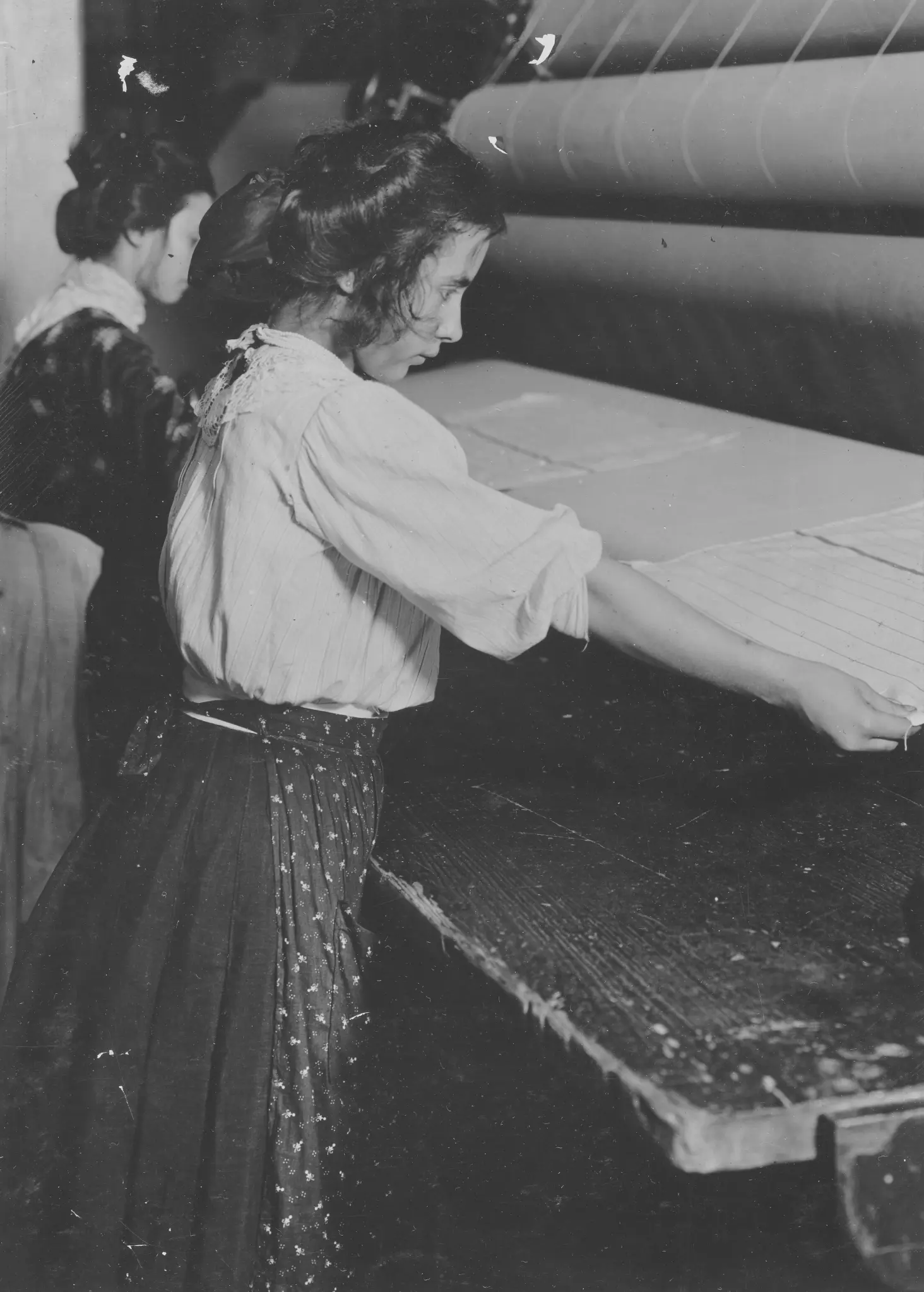 Foto de una trabajadora.